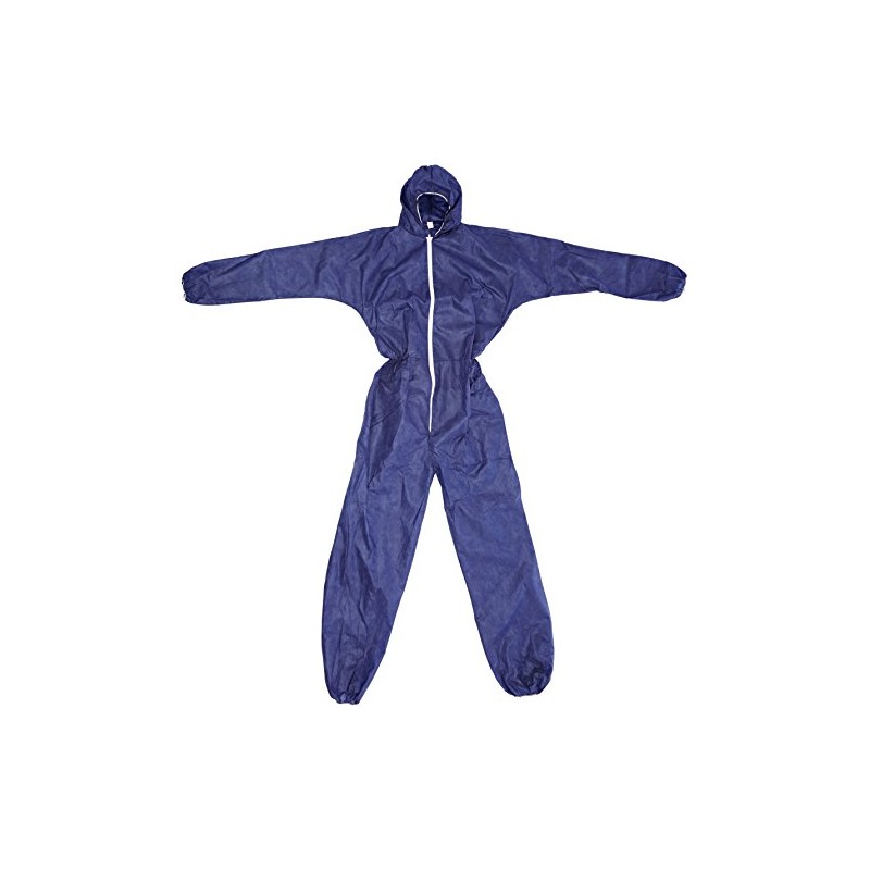 POLY PROP DISPOSABLE BOILERSUIT BLUE L