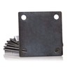 Bobco Metals 5”X5” Weldable Square Steel Metal Baseplate - A36