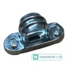 20mm Galvanised Steel Spacer Bar Saddle Zinc Plated - Pack