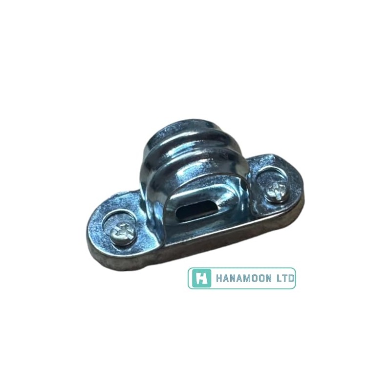 20mm Galvanised Steel Spacer Bar Saddle Zinc Plated - Pack