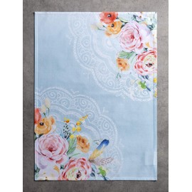 Maison d' Hermine Ibiza-Blue 100% Cotton Set of 3 Multi-Purpose Kitchen Towels | Bar Towels | Spring/Summer (50 cm x 70 cm)