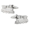 Cuff-Daddy Simple Railroad Steam Train Cufflinks with Presentation Box