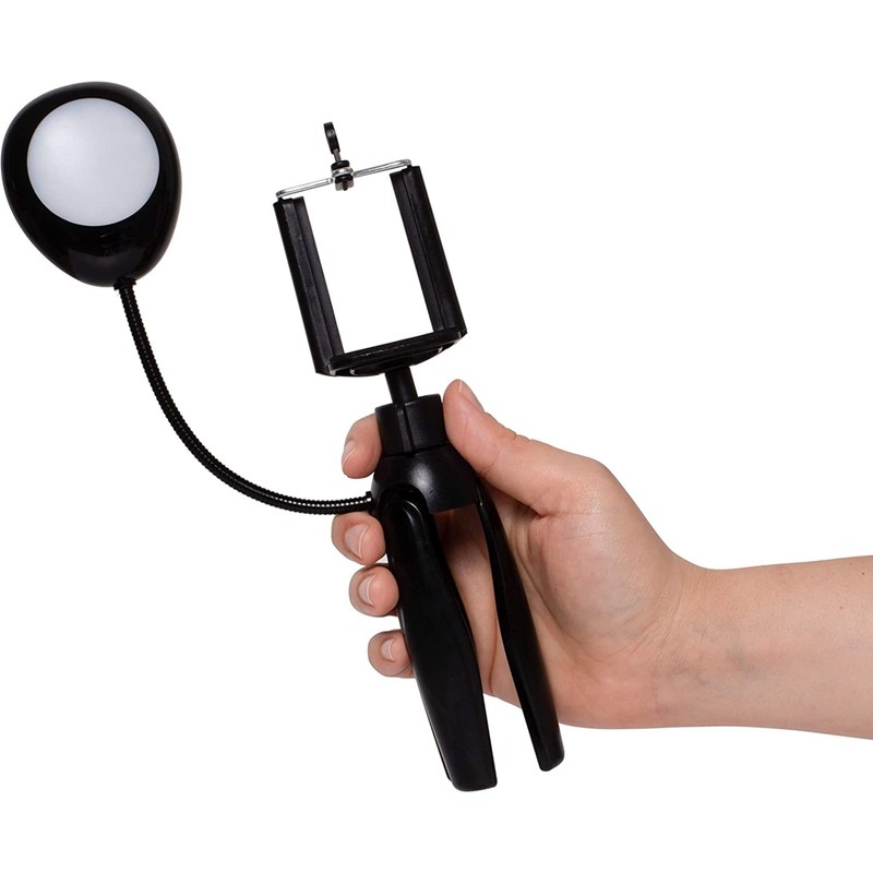Smartphone Holder Vlogging Tripod Light Stand