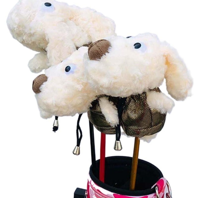 Fluffy Big Dog Golf Club Wood Head Cover For #3