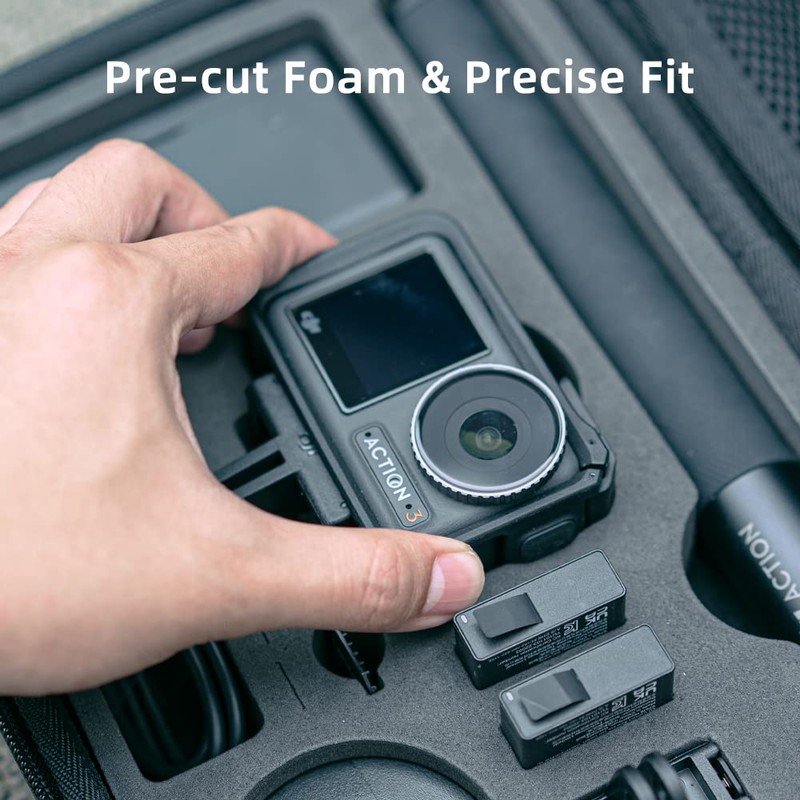 SUREWO Surface Waterproof DJI Osmo Action 5 Pro Carrying Bag,