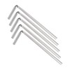 WorkBless 3/32" Hex Key Wrench 5 Pcs, l Shaped CR-V