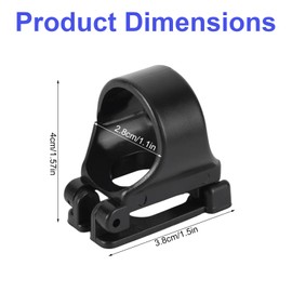 4pcs Universal 25mm/1in Scuba Diving Snorkel Clips for Mask Strap Retainer