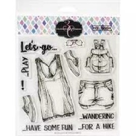 Colorado Craft Co Acrylic Stamps LET'S GO