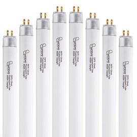 Wesome Lighting 8 Pack 12 Inch F8T5/DL Fluorescent Light Bulb, 6500K Daylight, T5 8 Watts Fluorescent Replacement Bulb for Counter and Cabinet Fixture, G5 Base
