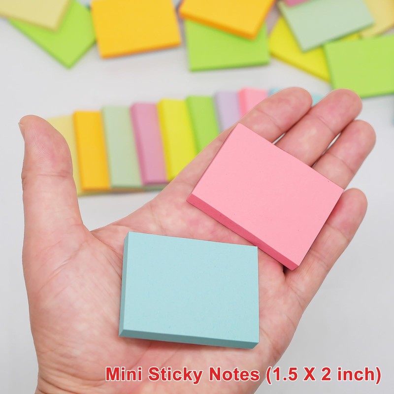 36 Pack Sticky Notes 1.5x2 in Post, 2160 Sheets Post