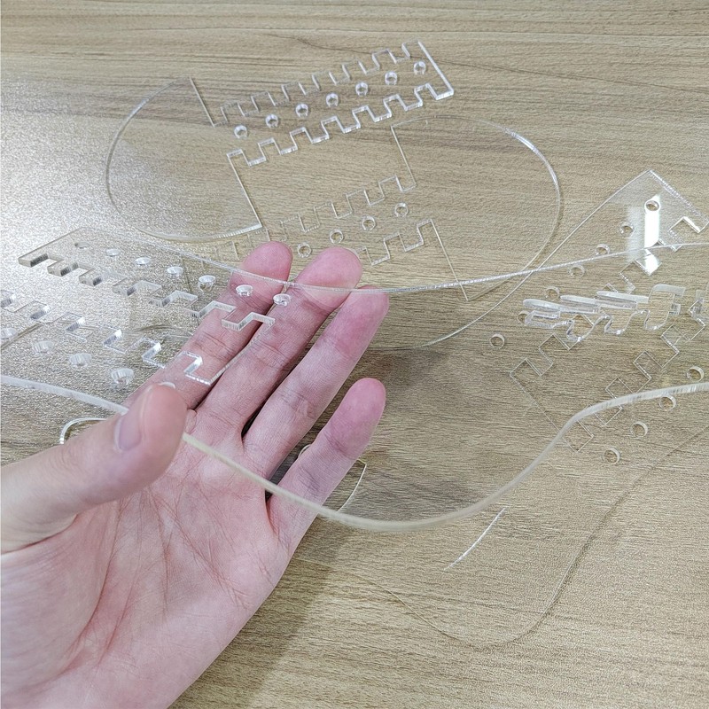 CHENNAN Pack of 2 Socks Blocker Knitting, Acrylic Sock Stretcher,