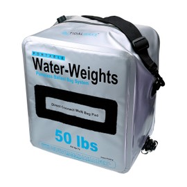 Tidal Wake Water Weights Ballast Bags for Boats – Pumpless Heavy Duty Portable Weights for Wakesurf, Wakeboarding, Hydrofoil –50 lbs Capacity, Easy Fill & Dump, Folds Flat for Storage, Saves Fuel