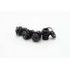 5 conectores RJ45 hembra a hembra para montaje en panel,