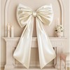 Froova Giant Bow Decoration Big Cream White Large Coquette Bow