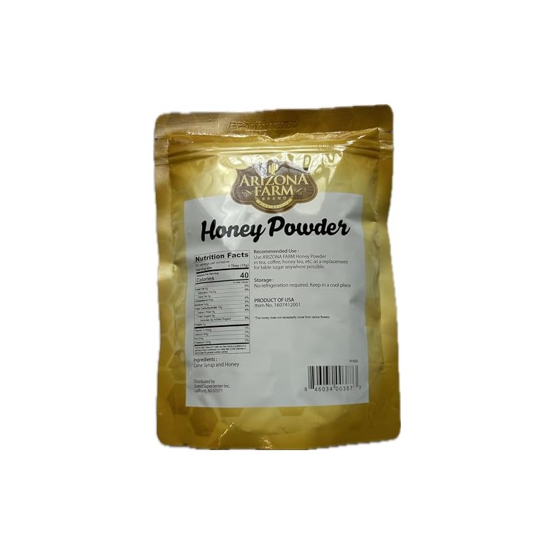 Arizona Farm Cactus Honey Powder, 1 LB Bag (Pack of