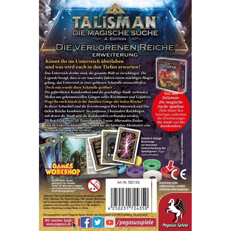 Pegasus Spiele 56213G - Talisman: The Lost Realms