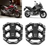 Majatou Front Rider Floorboards, Aluminum Foot Pegs Footboard, Motorcycle Front