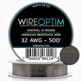 WIREOPTIM Kanthal A1 Resistance Wire 32 AWG - 500 Feet