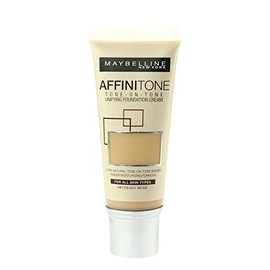 3 x Maybelline Affinitone Unifying Foundation Cream 30ml - 14 Creamy Beige