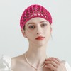 Anneome Gorro de Crochet Redecilla Pelo 4piezas de Poliéster Reutilizable