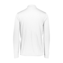 Augusta Sportswear Men's Attain Light Weight Wicking Knit 1/4 Zip Pullover - Moisture-Wicking Athletic Performance and Comfort Wear White XL