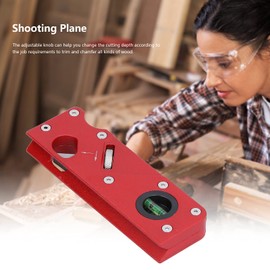 ANKROYU 6.1 × 1.0 × 2.1 in Chamfer Plane, Carbon Steel Hand Planer, Handheld Jointer Plane, Woodworking Hand Plane, Chamfer Jointing Tool for Wood