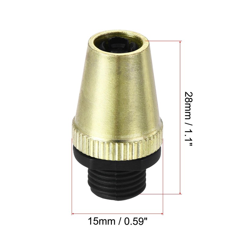 sourcing map Cable Glands Strain Relief Cable Connection Handles Metal