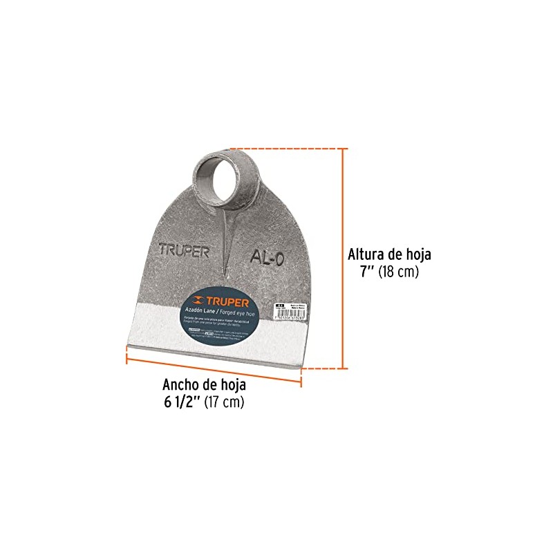 TRUPER AL-0 Round Eye Hoes 1.5Lb (0.68Kg)