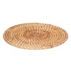 Round Woven Placemats, Natural Rattan Braid Table Mats, Hot Insulation