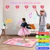 Acelufly Rechargeable Dance Mat Toys for Girls, Light Up Dance