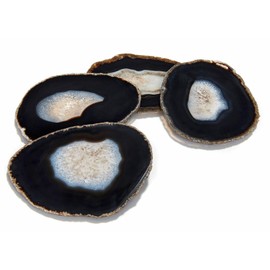 Anna New York Pedra Coasters: Midnight Set of 4