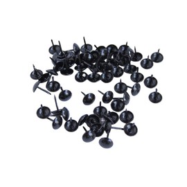 Telliswelt 100 Qualitäts Ziernägel Polsternägel Nagel - Made in Germany- 11mm schwarz lackiert