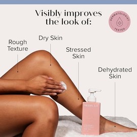 Medix 5.5- Loción corporal en crema con ácido hialurónico y vitamina E para mujer | Loción reafirmante hidratante para pieles secas