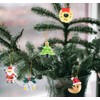 36Pcs Mini Christmas Ornaments Resin DIY Christmas Tree Hanging Decorations
