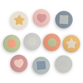 mushie Foam Bath Puzzle | 10 Pieces for Ages 3 Years+ | Floating Foam for Kids and Toddlers