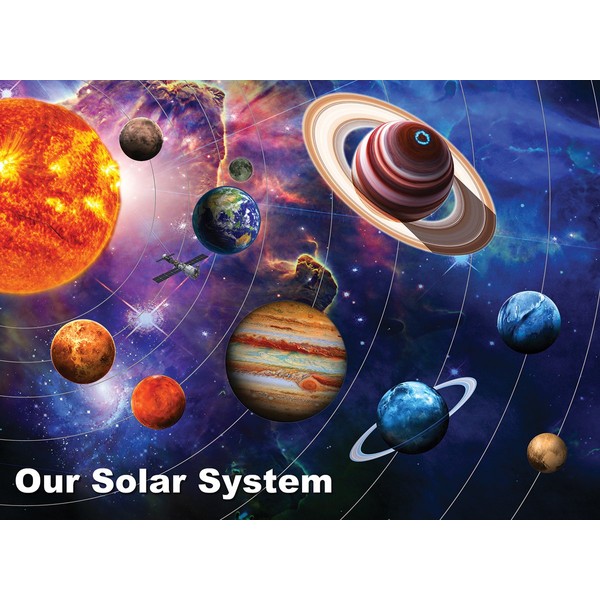 White Mountain Puzzles Solar System - 300 Piece Jigsaw Puzzle