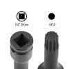 TA-VIGOR Impact Triple Square Spline Bit Socket, 1/2" Drive x