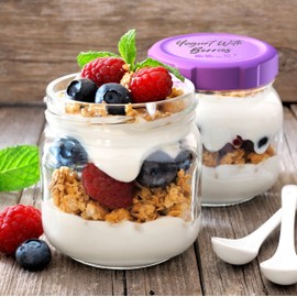 Premium Mason Jar Lids (8 Pack) - Heavy Duty, BPA Free Reusable Plastic Mason Jar Lids - Dry Canning Lid that fits Ball, Kerr & More - 4 Wide Mouth & 4 Regular Mouth Leak Proof Lids. …