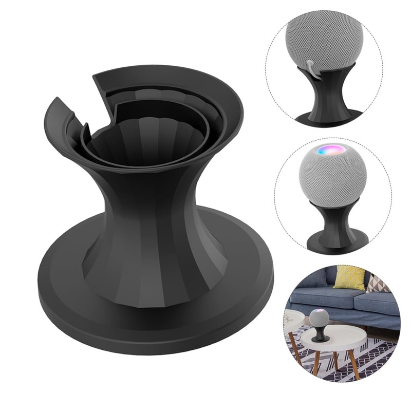 IWOWHERO Tabletop Speaker Holder for Mini Audio Stand with Cable