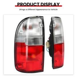 HECASA Tail Lights Compatible with 1995-2000 Toyota Tacoma Pickup Trunk Taillight Assembly Set Driver & Passenger