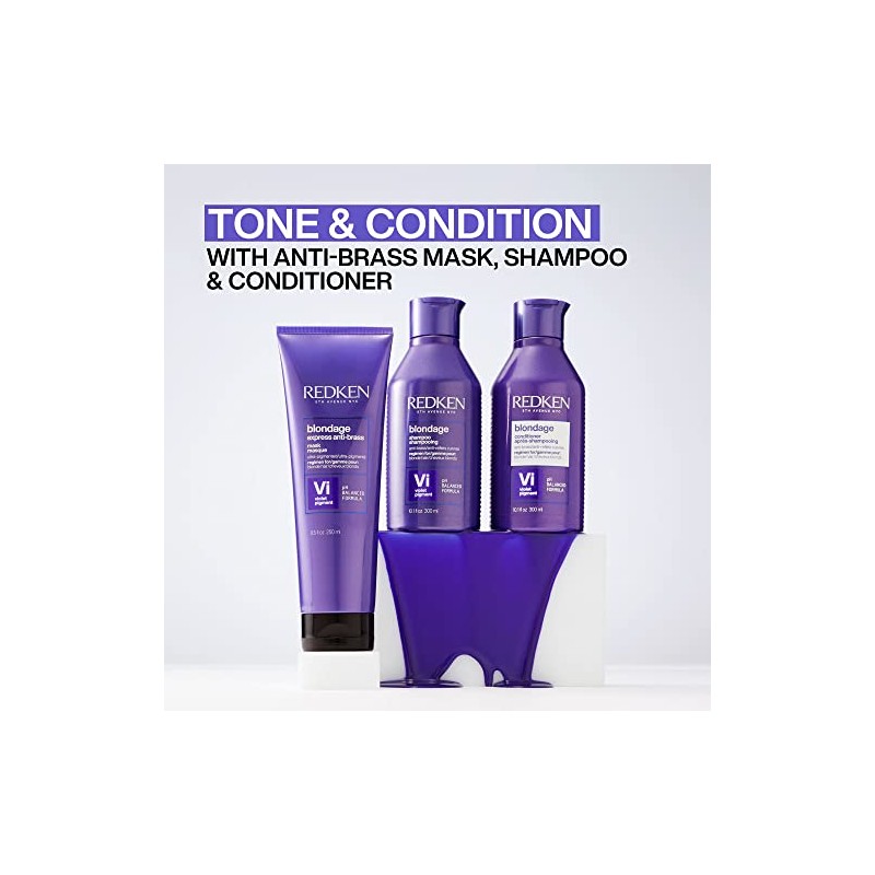 Redken Mascarilla para matizar el cabello rubio 250 ml redken