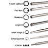 Hipa Pack-of-14 Carburetor Adjustment Tool + RPM Tachometer Hour Meter