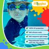 Frogglez Pain-Free Swim Goggles for Kids Under 10 (Ages 3-10),