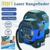 3 In 1 Digital Tape Measure Blue High Elasticity Accurate