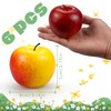 Lorigun 6 Pcs Artificial Apples, Fake Fruits Apples for Decoration