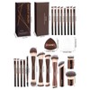 MAANGE Makeup Brush & Puff Set with Storage Box,20pcs Makeup