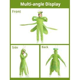 JYZCOS Praying Mantis Costume for Kids (Medium)