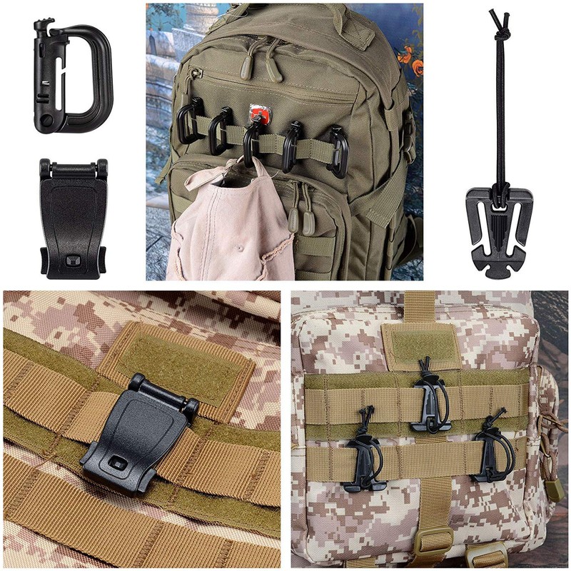 D-Ring Web Dominator Belt Loop Molle Compatible 360 Rotation Lightweight