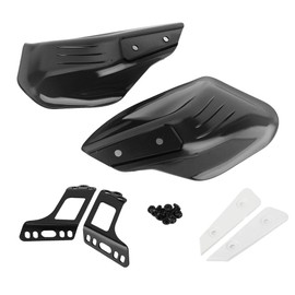 Knuckle Guard, Motorcycle Handlebar Protector, Dustproof, Rainproof, Protects Handles, Mounting Diameter: 0.3 inches (8 mm), 0.4 inches (10 mm), Suitable for Motorcycles (Black)