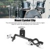 Cymbal Stand Clamp Extension Clip Multifunctional Cymbal Arm Attachment Clamp